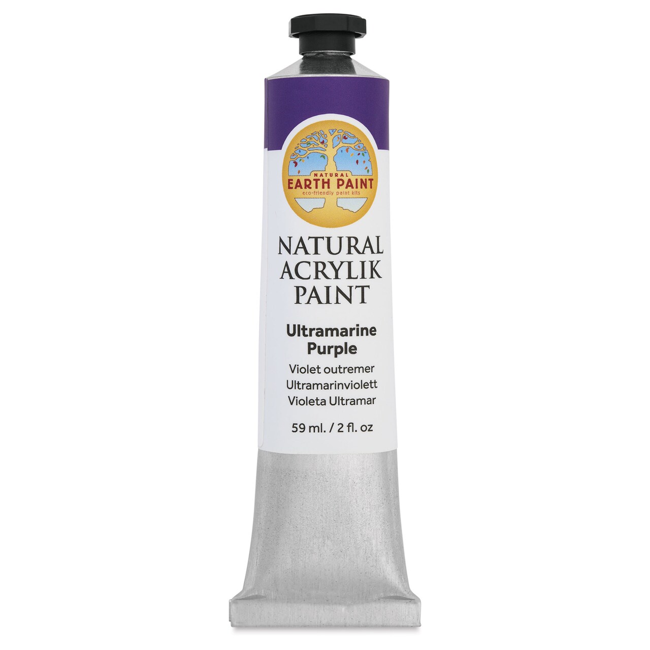Natural Earth Paint Natural Acrylik Paint - Ultramarine Purple, 59 ml tube